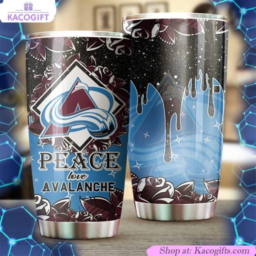 show your love for colorado avalanche with this peaceful and lovely tumbler 2 ogze1u