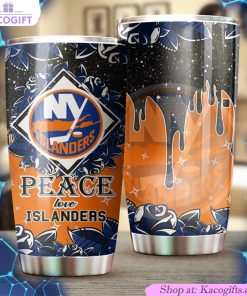 show your love for the islanders with this peace love nhl tumbler 2 y8w8bt