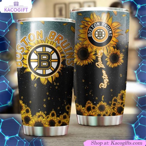 sip in style with this sunflower boston bruins nhl tumbler 1 ljpd1y
