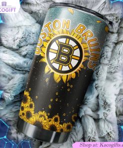 sip in style with this sunflower boston bruins nhl tumbler 2 nun1eq