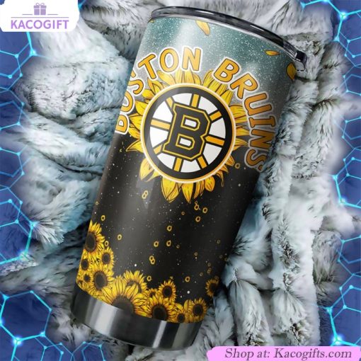 sip in style with this sunflower boston bruins nhl tumbler 2 nun1eq