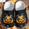 skull hip hop tattoo pumpkin 3d printed crocs shoes 1