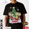 snoopy the peanuts kansas city chiefs christmas unisex shirt 1 xmmhnx