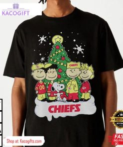 snoopy the peanuts kansas city chiefs christmas unisex shirt 1 xmmhnx