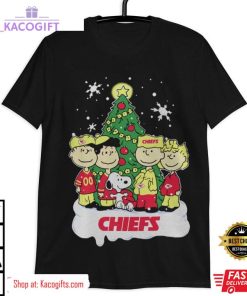 snoopy the peanuts kansas city chiefs christmas unisex shirt 3 a70sja