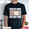 started from bottom food stamp coupon funny unisex shirt 1 axwnhy