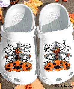strawman pumpkin scarecrow 3d printed crocs shoes 1