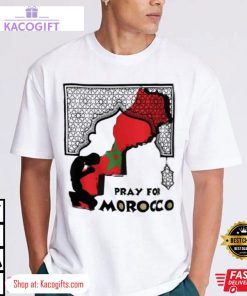 strong morocco pray for morocco unisex shirt 1 miex0c