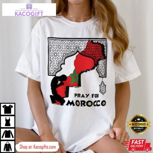 strong morocco pray for morocco unisex shirt 2 unvgpk