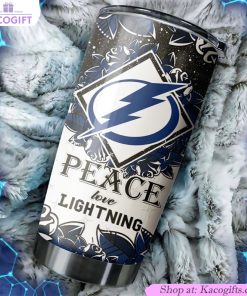 tampa bay lightning nhl tumbler peace and love with this nhl tumbler 1 nzwnbb