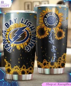 tampa bay lightning nhl tumbler with sunflower design perfect for sports enthusiasts 1 gkguzu