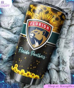 this beautiful sunflower florida panthers nhl tumbler is a must have 1 xjawuq