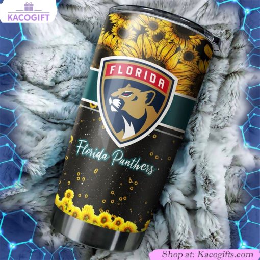 this beautiful sunflower florida panthers nhl tumbler is a must have 1 xjawuq