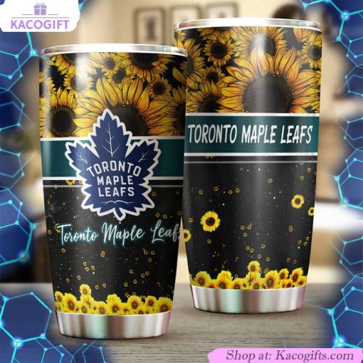 toronto maple leafs nhl tumbler beautiful sunflower design tumbler 2 wbuh9z