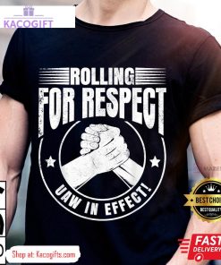 uaw worker rolling for respect union laborer unisex shirt 1 vhfjzc