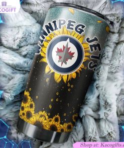 winnipeg jets nhl tumbler sunflower sunshine design tumbler for nhl fans ideal for any occasion 2 iv4wtl