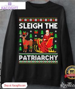 xmas feminist ruth bader sleigh the patriarchy unisex shirt 2 xclhi1