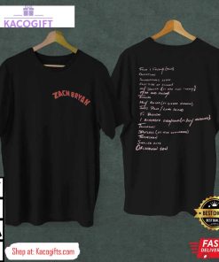 zach bryan 2023 album tracklist unisex shirt 2 gx2nzv