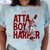 atta boy bryce harper red october shirt philadelphia the fightins short sleeve crewneck 1