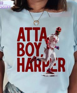 atta boy bryce harper red october shirt philadelphia the fightins short sleeve crewneck 1