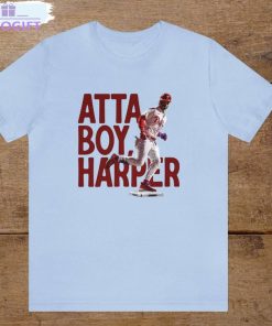 atta boy bryce harper red october shirt philadelphia the fightins short sleeve crewneck 3