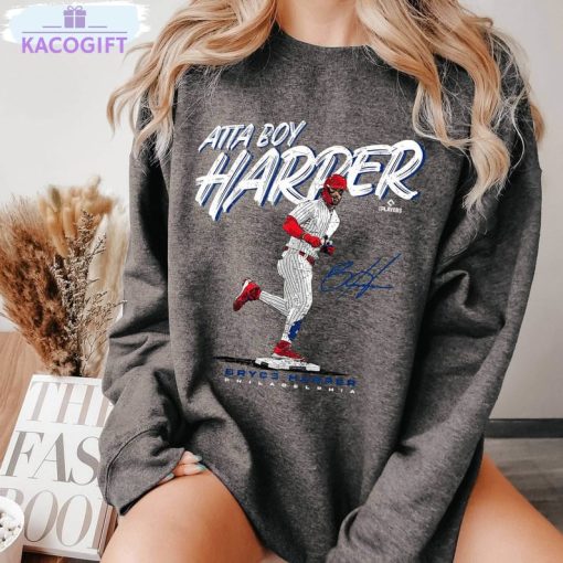 atta boy bryce harper shirt red october crewneck unisex hoodie 2