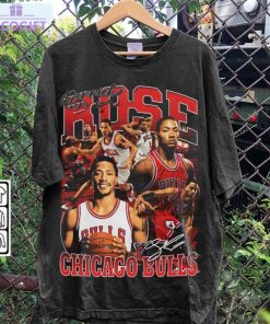 derrick rose shirt vintage style unisex shirt 1