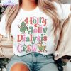 dialysis nurse christmas shirt jolly dialysis crew holiday long sleeve unisex t shirt 1