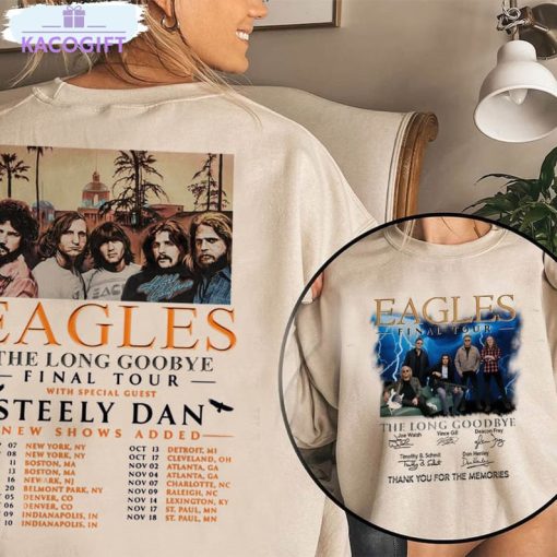 eagles tour 2023 shirt rock music tour unisex hoodie crewneck 3