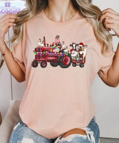 farm animals christmas shirt farm animals truck tee tops unisex hoodie 3