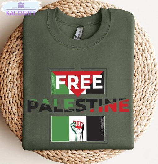 free palestine shirt activist equality crewneck sweatshirt 2