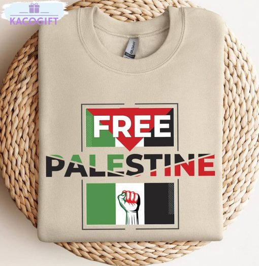 free palestine shirt activist equality crewneck sweatshirt 3