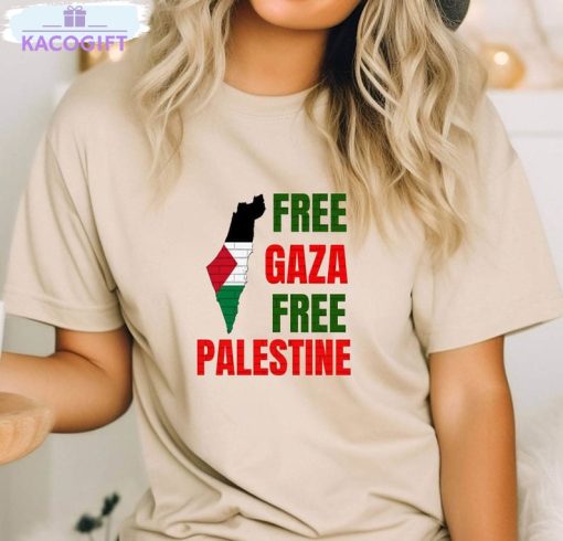 free palestine trendy shirt palestine map sweater crewneck 1