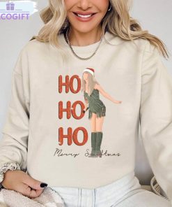 ho ho ho merry swiftmas shirt swiftie christmas tee tops unisex hoodie 3