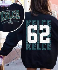 jason kelce 62 football shirt american football short sleeve crewneck 1