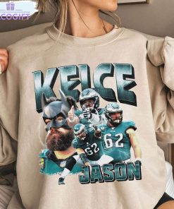 jason kelce vintage shirt retro football tee tops crewneck 3