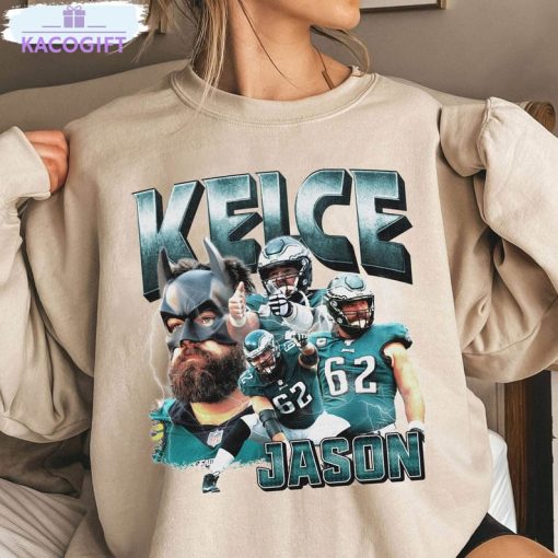 jason kelce vintage shirt retro football tee tops crewneck 3