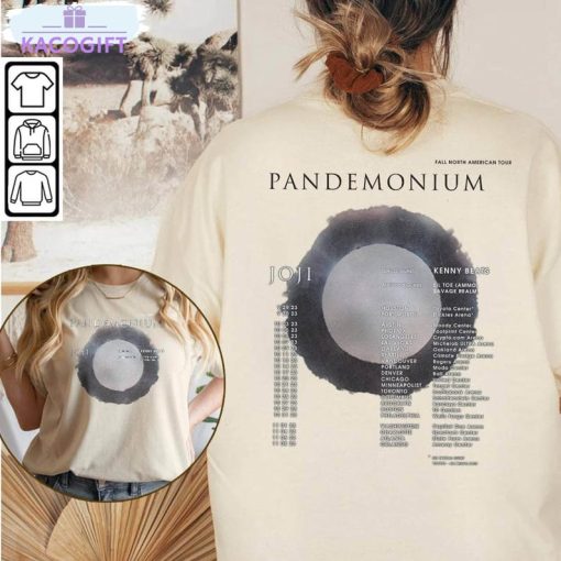 joji tour shirt joji pandemonium tour 2023 tee tops crewneck 2