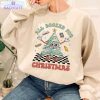 librarian bookworm christmas shirt all booked for christmas hoodie short sleeve 1