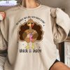 lookin thick and juicy turkey shirt thanksgiving funny long sleeve unisex t shirt 1