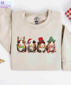 merry pigmas shirt christmas guinea pig tee tops short sleeve 3