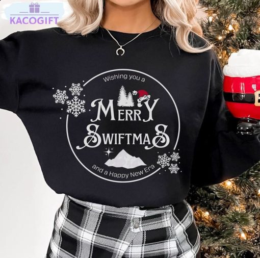 merry swiftmas funny shirt taylor christmas tee tops unisex hoodie 1