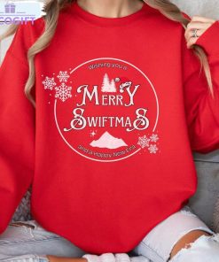 merry swiftmas funny shirt taylor christmas tee tops unisex hoodie 2