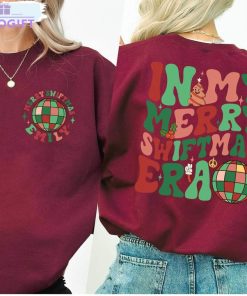 merry swiftmas shirt santas favorite swiftie unisex hoodie crewneck 2