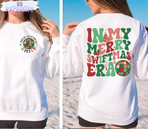 merry swiftmas shirt santas favorite swiftie unisex hoodie crewneck 3