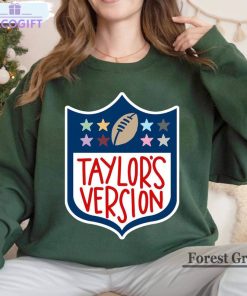 nfl taylors version football shirt funny taylor and travis sweatshirt unisex hoodie 2