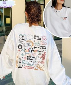 niall horan track list shirt niall horan the show 2023 long sleeve short sleeve 1