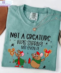 not a creature was stirring shirt disney christmas crewneck unisex t shirt 2