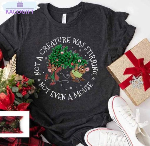 not a creature was stirring shirt jaq and gus gus short sleeve sweater 1