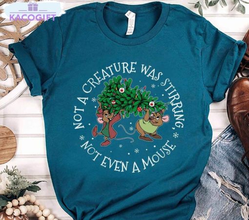 not a creature was stirring shirt jaq and gus gus short sleeve sweater 3